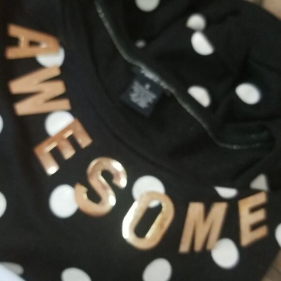 Awesome Sweater Rue21 Sweatshirt Shirt Top Polka Dots Women's Small WOMAN'S - Picture 5 of 11